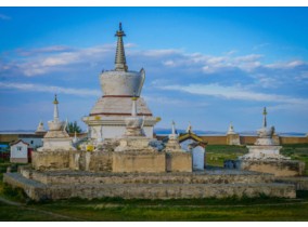 The Mongolian oldest monastery Erdene Zuu