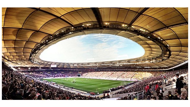 Stuttgart: "Stuttgart Arena" / aka Mercedes Benz Arena / capacity 54,000